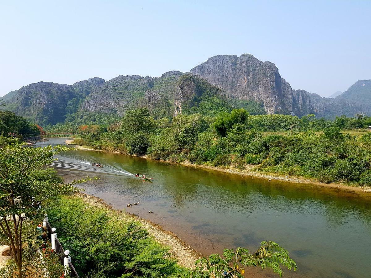 Simon Riverside Hotel Vang Vieng Exterior photo