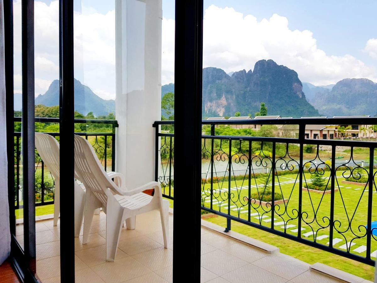 Simon Riverside Hotel Vang Vieng Exterior photo