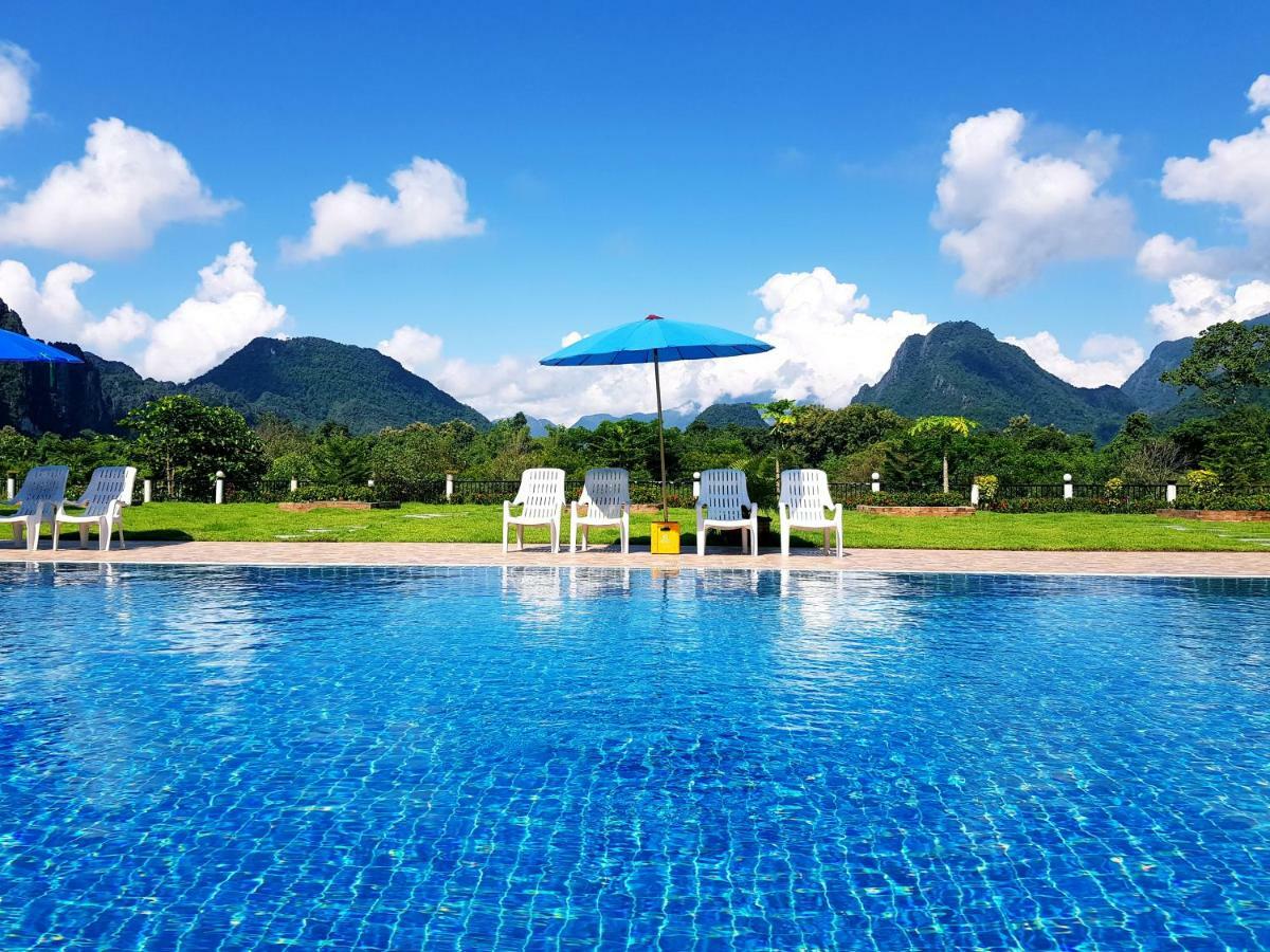 Simon Riverside Hotel Vang Vieng Exterior photo